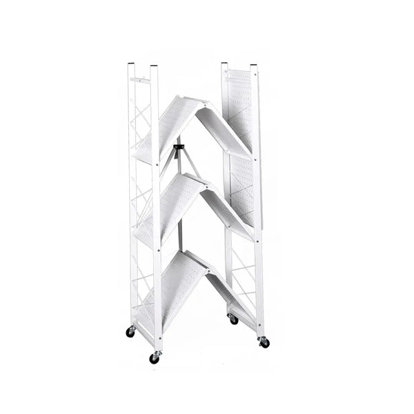 Foldable Shelf Display Storage Rack Bookshelf Bookcase Organiser Kitchen Bedroom Deals499