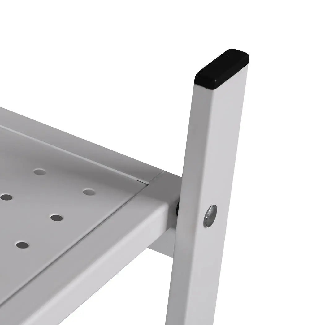 Foldable Storage Shelf Display Rack Bookshelf Bookcase Shelving Metal Organiser Deals499