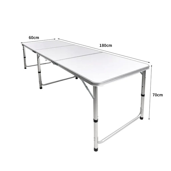 Folding Camping Table Aluminium Portable Picnic Outdoor Foldable Tables 180cm Deals499