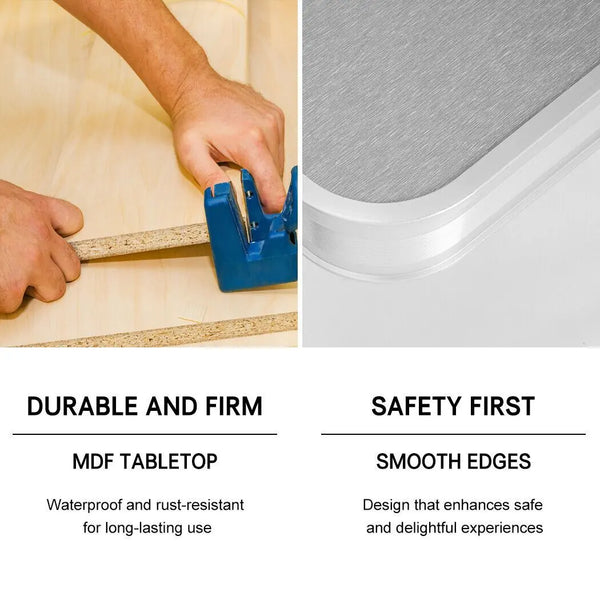 Folding Camping Table with Stools Set Portable Picnic Outdoor Garden BBQ Setting Deals499