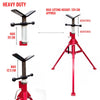 Folding Jack Stand 120cm Heavy Duty V Head Pipe Stand Adjustable Height 1.25 Ton from Deals499 at Deals499