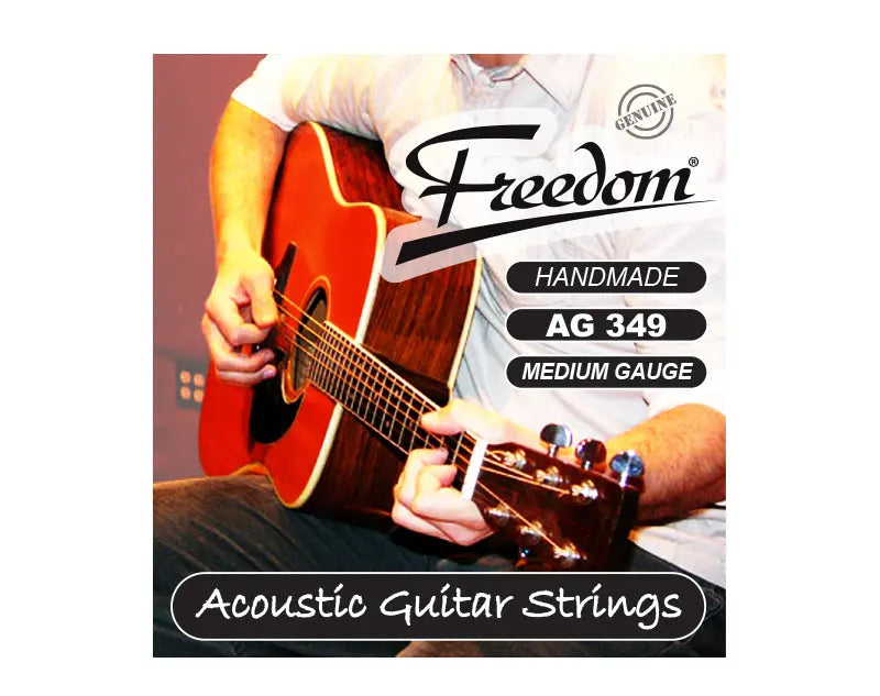 Freedom 10 Pack Acoustic Guitar Strings - Medium Gauge AG349-10PK Deals499