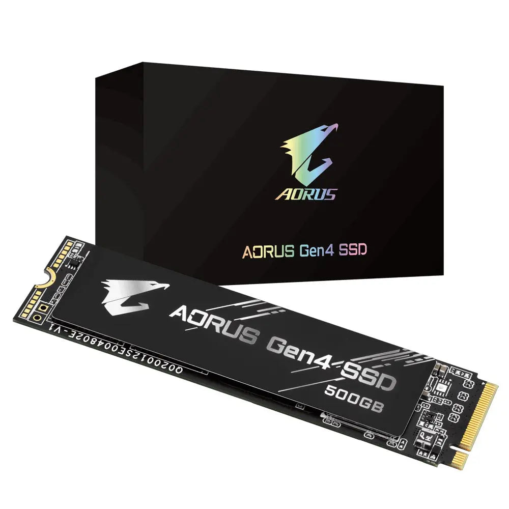 GIGABYTE M.2 AORUS Gen4 SSD 500GB 5000/2500 MB/s PCI-Express 4.0 x4, NVMe 1.3 GP-AG4500G GIGABYTE