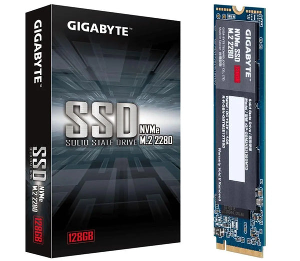 GIGABYTE PCIe NVMe SSD 128GB V2 1550/550 MB/s 100K/130K IOPS