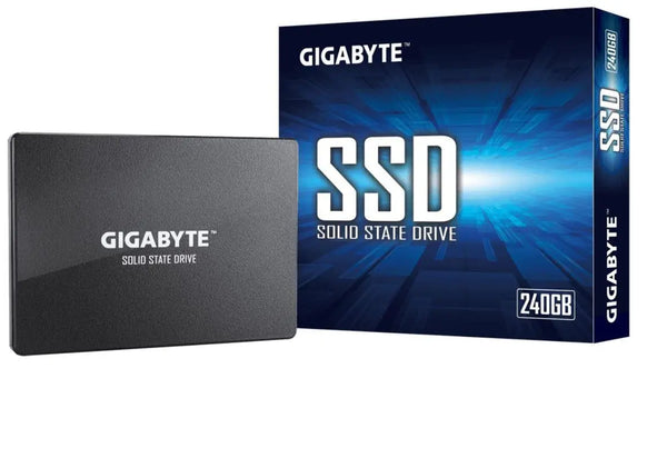 GIGABYTE SSD 240GB 2.5' SATA3 500/420 MB/s 50K/75K 2240 100mm 2M hrs MTBF HMB TRIM & SMART Solid State Drive 3yrs Wty GIGABYTE