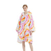 GOMINIMO Hoodie Blanket Adult Tie-Dyed Orange GO-HB-124-AYS from Deals499 at Deals499