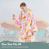 GOMINIMO Hoodie Blanket Adult Tie-Dyed Orange GO-HB-124-AYS from Deals499 at Deals499