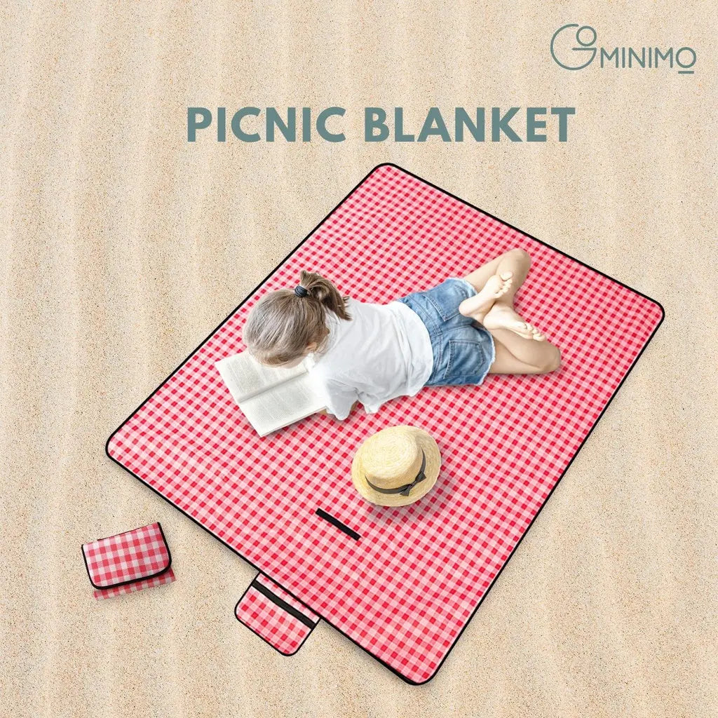 GOMINIMO Picnic Blanket (Red) OA-PB-100-CH / OA-PB-100-XX Deals499