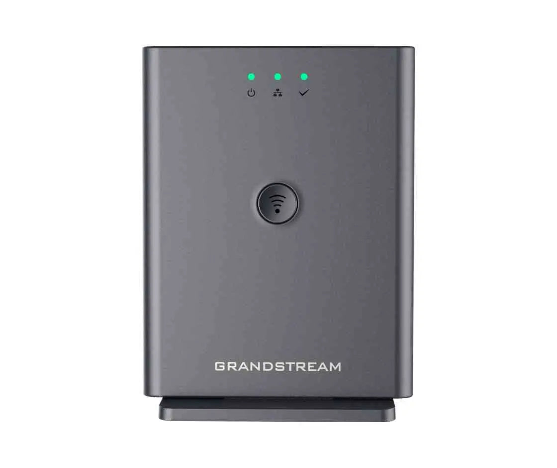 GRANDSTREAM DP752 DECT Base Station, Pairs w/ 5 DP Series DECT Handsets, Range up to 400 meters, Supports Push-to-Talk. GRANDSTREAM
