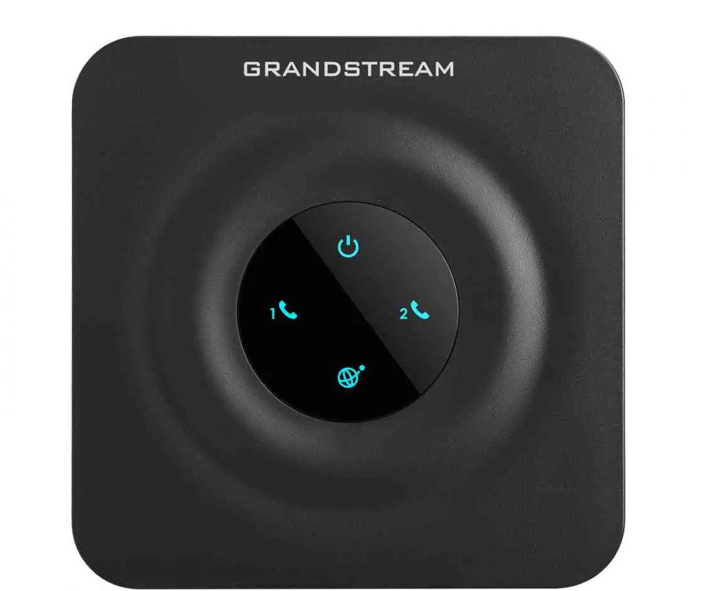 GRANDSTREAM HT802 2 Port FXS analog telephone adapter ( ATA ), Supports 2 SIP profiles through 2 FXS ports and a single 10/100Mbps port. GRANDSTREAM