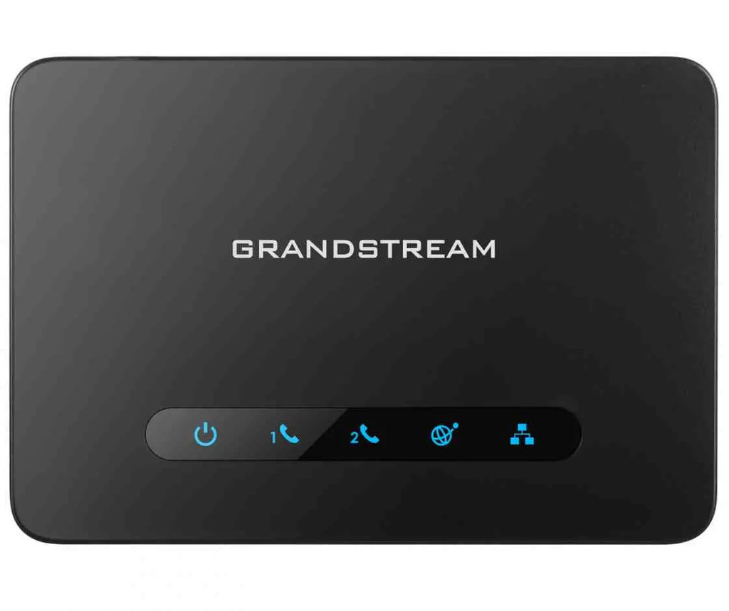 GRANDSTREAM HT812 FXS ATA, 2 Port Voip Gateway, Dual GbE Network GRANDSTREAM