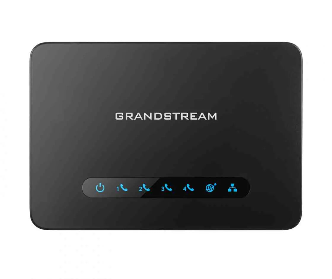 GRANDSTREAM HT814 FXS ATA, 4 Port Voip Gateway, Dual GbE Network GRANDSTREAM