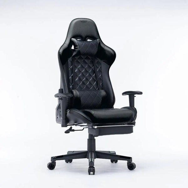 Gaming Chair Ergonomic Racing chair 165° Reclining Gaming Seat 3D Armrest Footrest Black Deals499