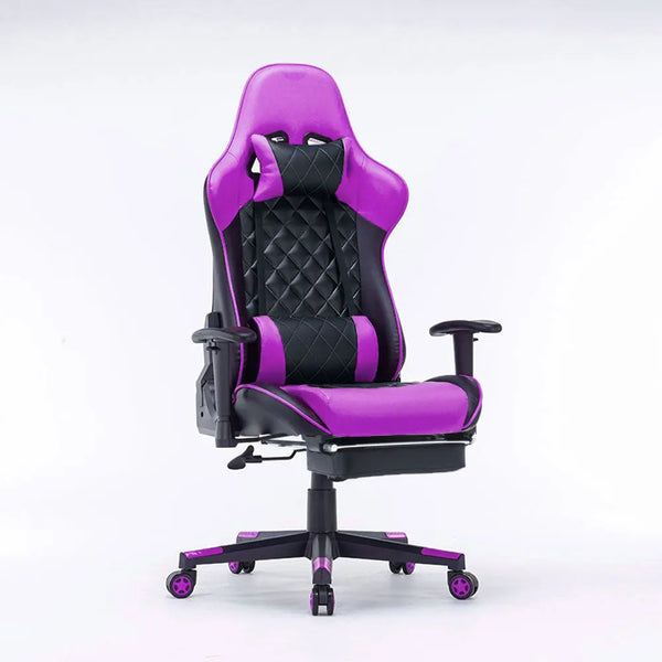 Gaming Chair Ergonomic Racing chair 165° Reclining Gaming Seat 3D Armrest Footrest Black Deals499
