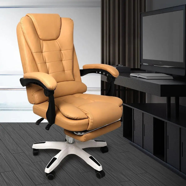 Gaming Chair Office Computer Seat Racing PU Leather Executive Footrest Racer Deals499