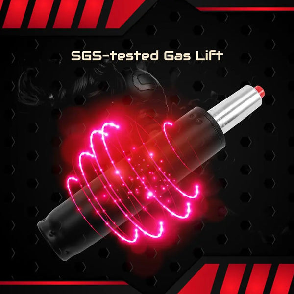 Gaming Chair Office Computer Seating Racing PU Executive Racer Recliner Large Black Deals499