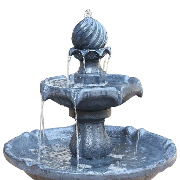 Gardeon 3 Tier Solar Powered Water Fountain - Black Deals499