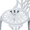 Gardeon 3PC Outdoor Setting Cast Aluminium Bistro Table Chair Patio White Deals499
