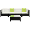 Gardeon 5PC Outdoor Furniture Sofa Set Lounge Setting Wicker Couches Garden Patio Pool Deals499