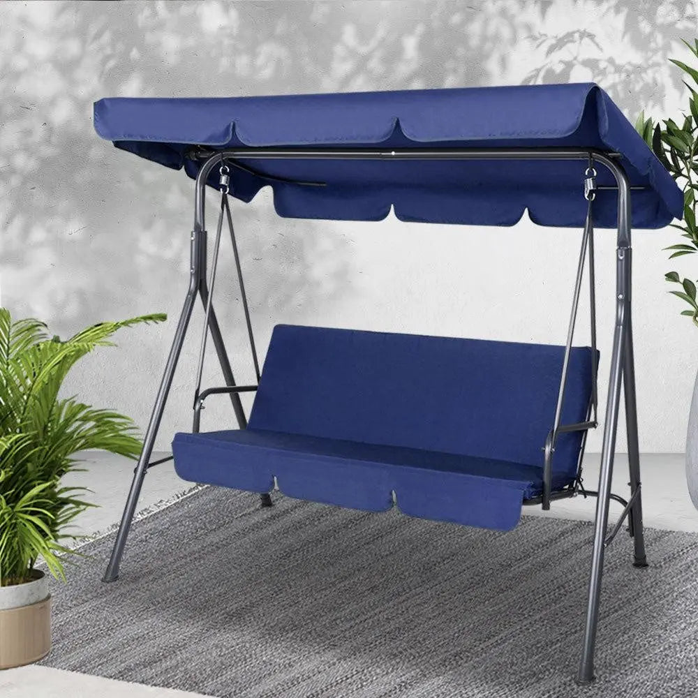 Gardeon Canopy Swing Chair - Navy Deals499