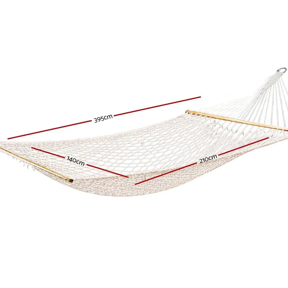 Gardeon Double Swing Hammock Bed Cream Deals499