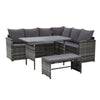 Gardeon Outdoor Furniture Dining Setting Sofa Set Wicker 8 Seater Storage Cover Mixed Grey Deals499