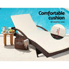 Gardeon Outdoor Sun Lounge - Brown Deals499