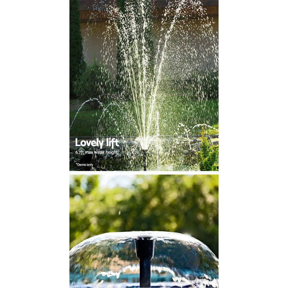 Gardeon Solar Pond Pump Powered Water Fountain Outdoor Submersible Filter 6.6FT Deals499