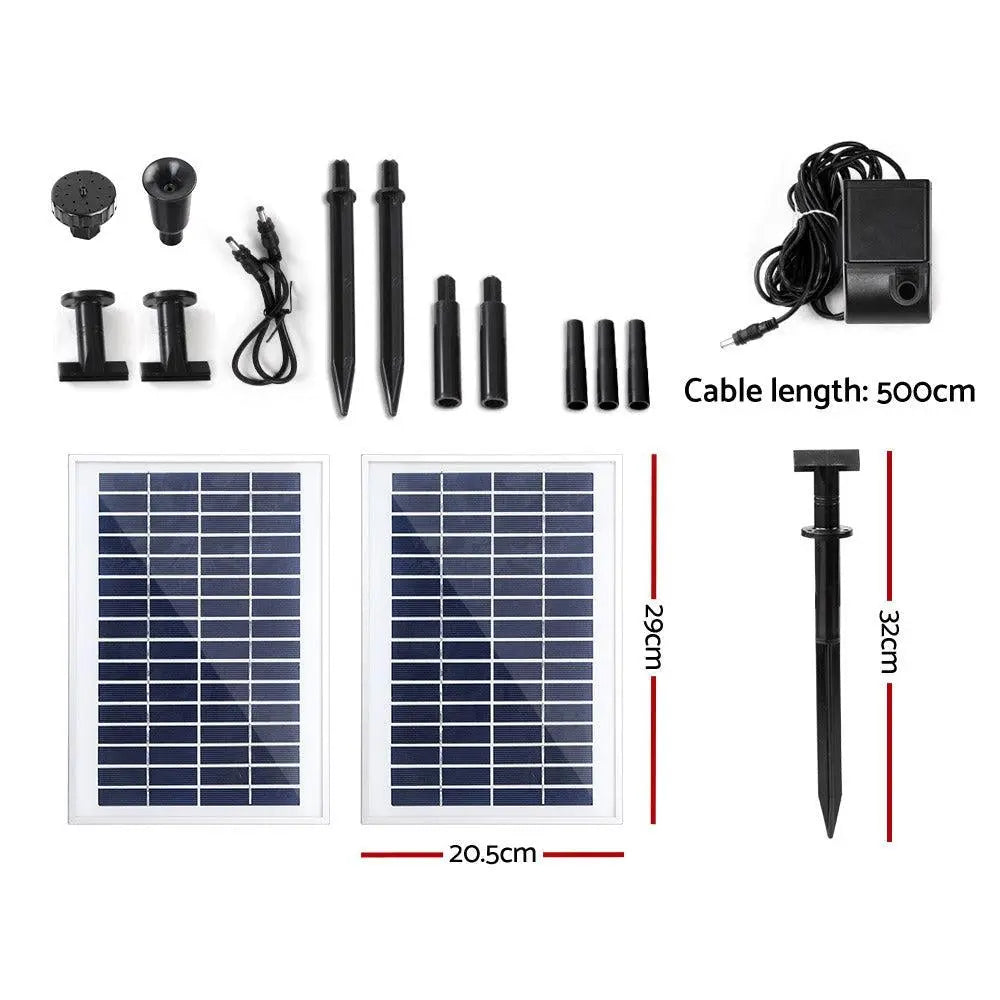 Gardeon Solar Pond Pump Water Fountain Filter Kit Outdoor Submersible Panel Deals499