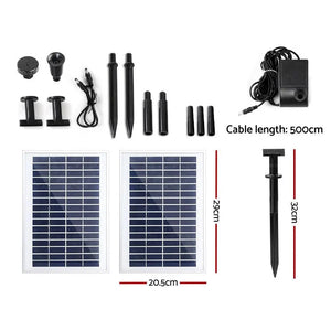 Gardeon Solar Pond Pump Water Fountain Filter Kit Outdoor Submersible Panel Deals499