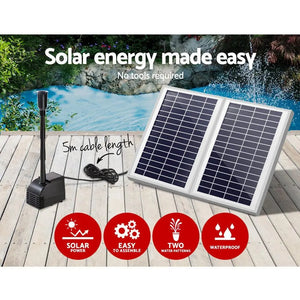 Gardeon Solar Pond Pump Water Fountain Filter Kit Outdoor Submersible Panel Deals499
