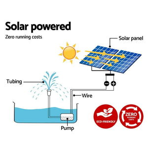Gardeon Solar Pond Pump Water Fountain Filter Kit Outdoor Submersible Panel Deals499