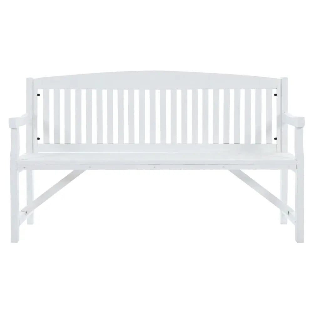 Gardeon Wooden Garden Bench Chair Natural Outdoor Furniture Décor Patio Deck 3 Seater Deals499