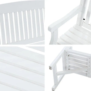 Gardeon Wooden Garden Bench Chair Natural Outdoor Furniture Décor Patio Deck 3 Seater Deals499