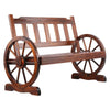 Gardeon Wooden Wagon Wheel Chair Deals499