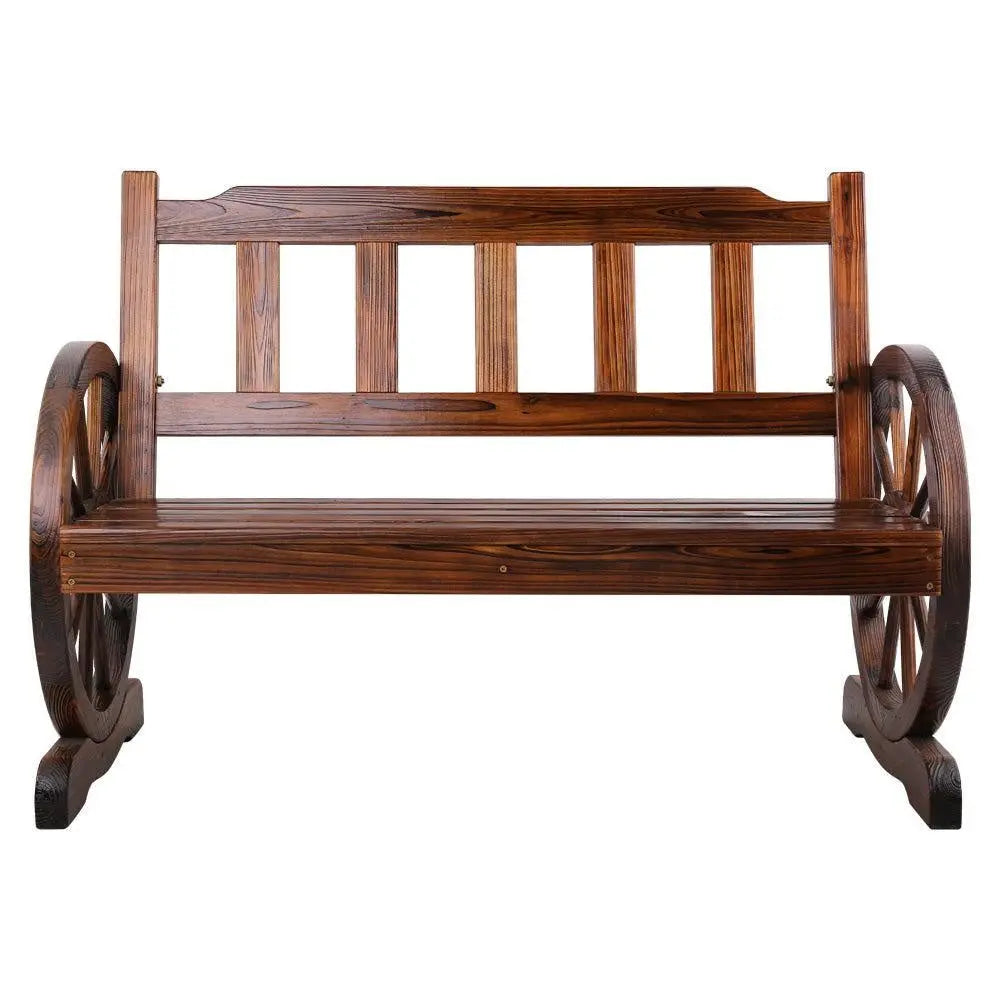 Gardeon Wooden Wagon Wheel Chair Deals499