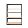 Giantz 1.8M Warehouse Racking Shelving Storage Shelf Garage Shelves Rack Steel Black Deals499