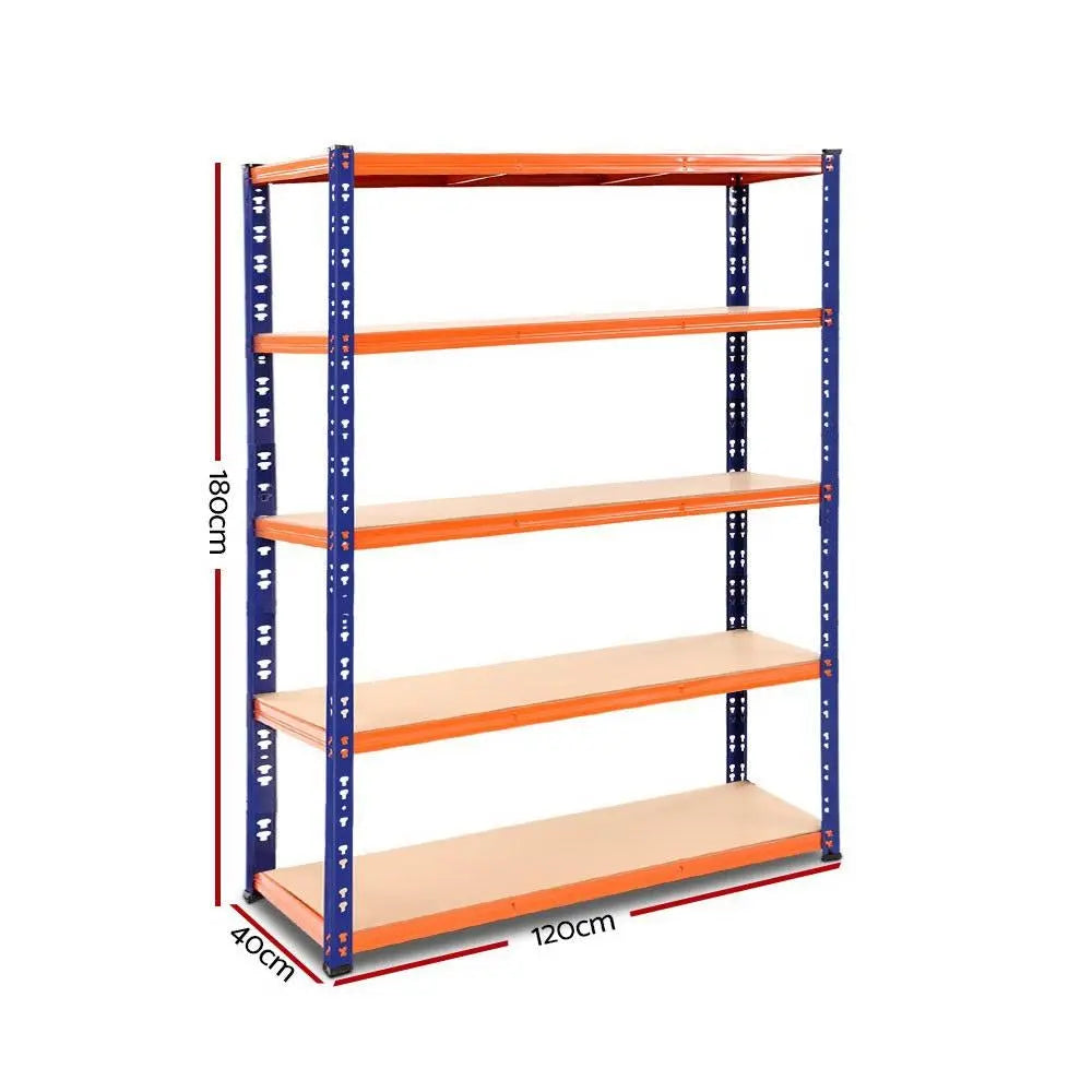 Giantz 1.8M Warehouse Racking Shelving Storage Shelf Garage Shelves Rack Steel Deals499