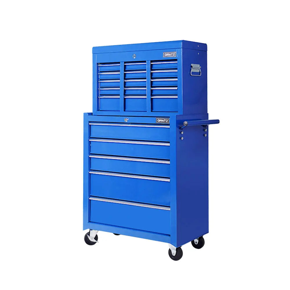 Giantz 14 Drawers Toolbox Chest Cabinet Mechanic Trolley Garage Tool Storage Box Deals499