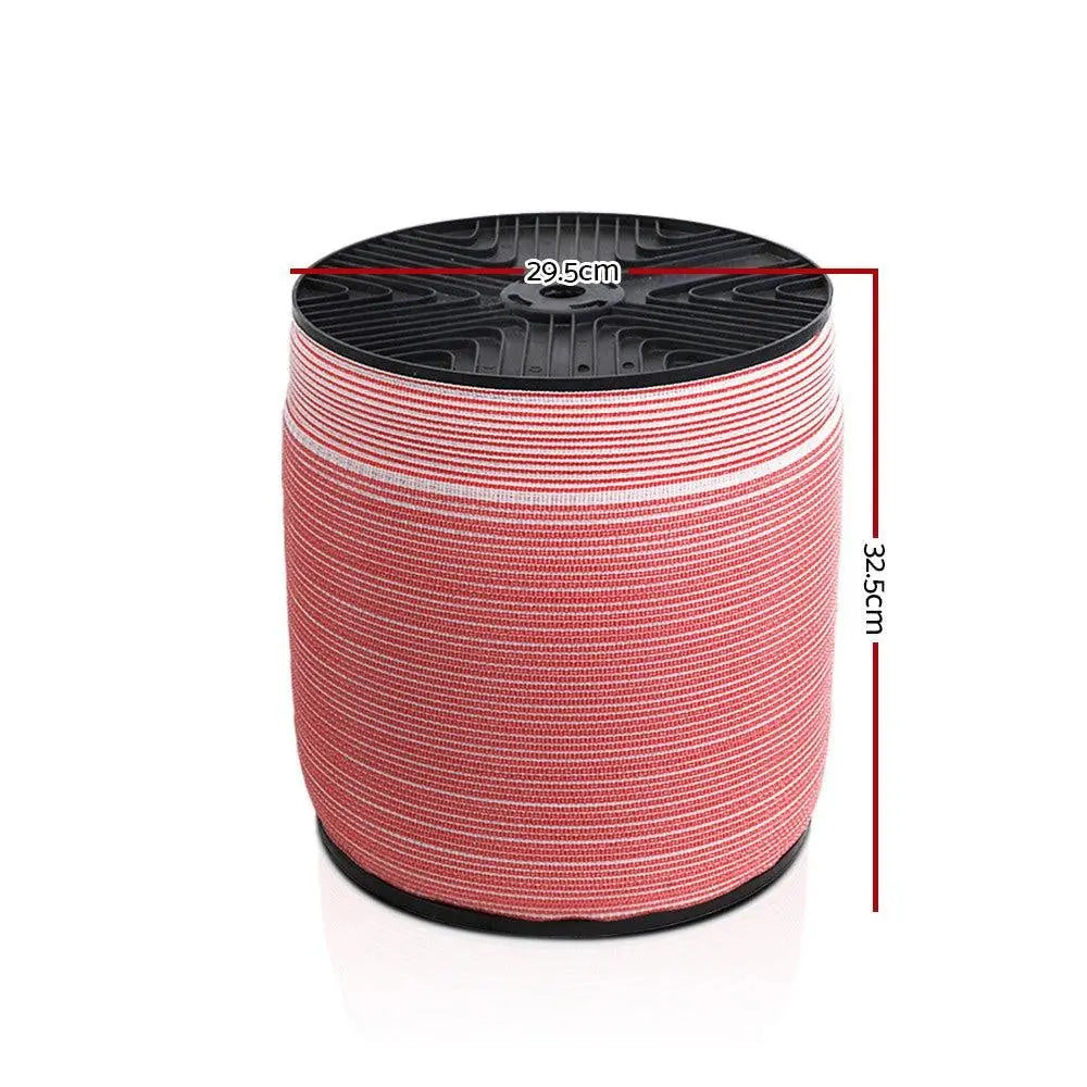 Giantz 2000M Electric Fence Wire Tape Poly Stainless Steel Temporary Fencing Kit Deals499
