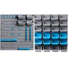 Giantz 44 Bin Wall Mounted Rack Storage Organiser Deals499
