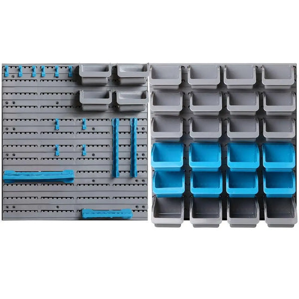 Giantz 44 Bin Wall Mounted Rack Storage Organiser Deals499