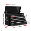 Giantz 9 Drawer Mechanic Tool Box Cabinet Storage - Black Deals499