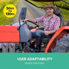 Giantz Adjustbale Tractor Seat with Suspension - Black Deals499