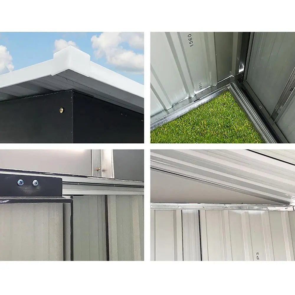 Giantz Garden Shed Outdoor Storage Sheds Tool Workshop 2.6X3.89X2.02M with Base Deals499