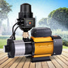 Giantz Multi Stage Water Pump Pressure Rain Tank Garden Farm House Irrigation 2000W Black Controller Deals499