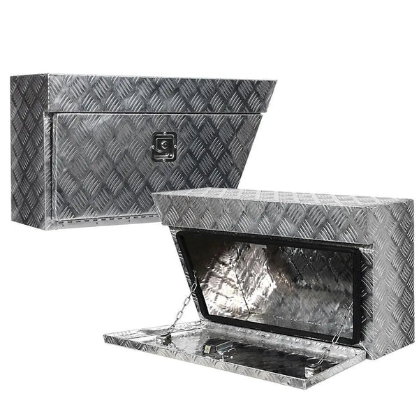 Giantz Pair of Under Tray Undertray Tool Box Aluminium Alloy Underbody Toolbox Deals499