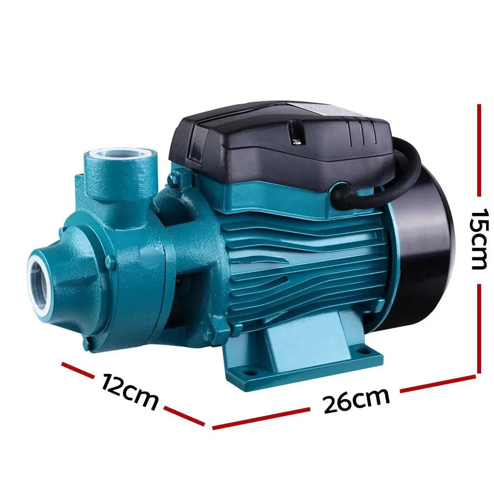 Giantz Peripheral Water Pump Clean Garden Farm Rain Tank Irrigation Electric QB60 Deals499