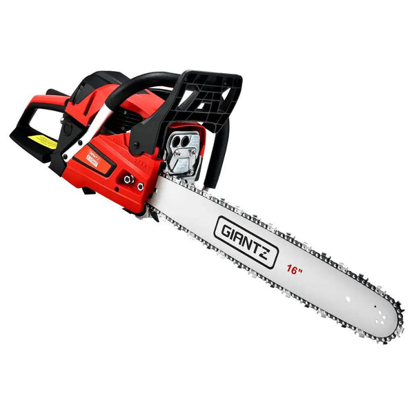 Giantz Petrol Chainsaw Chain Saw E-Start Commercial 45cc 16'' Top Handle Tree Deals499