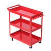 Giantz Tool Cart 3 Tier Parts Steel Trolley Mechanic Storage Organizer Red Deals499